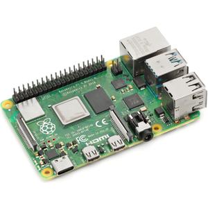 Raspberry Pi 4 Model B 4GB Development Board 1.5GHz Bluetooth 5.0 WiFi Multifunctional Universal Development Board Learning Board for Python Linux Programming