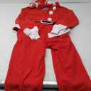 Funziez! Slim Christmas Adult Onesie - Fun Holiday Costume - Santa Clause and Reindeer One Piece for Adults, Women and Men (Large)