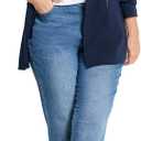 NIC+Zoe Ponte Zip Jacket, Dark Indigo, 3X