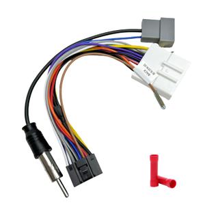 Aftermarket Radio Wiring Adapter Compatible with Nissan 2007-2013/Subaru 2008-2013, 16Pin Android Car Stereo Harness with Antenna Adapter Reverse, Fits for Altima Rogue Sentra Subaru Forester