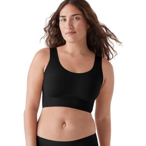 True & Co Women's True Body Lift Scoop Neck Bra ((Large) 36-38A/D, Black)