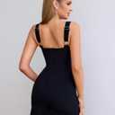 EYNMIN Summer Mini Dress Sleeveless Sweetheart Neckline A Line Short Going Out Dresses for Women 2025 (Black, L)