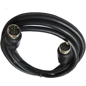 Traovien S-Video Mini-DIN 9-Pin Male to Male Audio Cable for TV Receiver Monitor Projector Audio and Video Receiver etc (Mini 9Pin Male to Male 10Ft/3m)