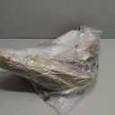 Smuxee Gold Luggage Rack, Foldable Suitcase Stand with Fabric Storage Shelf, Luggage Holder with 4 Nylon Straps for Guest Room Bedroom Hotel,  Gold 1PCS