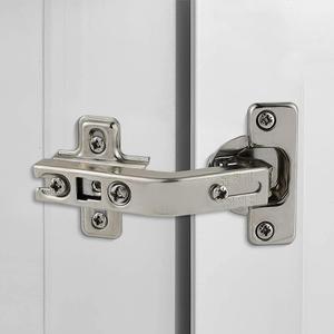 2 Pack 1 Pairs 135 Lazy Susan Hinge, Full Overlay Concealed for Corner Kitchen Cabinet Replacement Hardware, Cupboard Folded, Folden Door