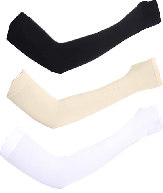 6 Pairs Sun Protection Cooling Arm Sleeves for Men & Women,Sun Protection Sleeves for Fishing Running Golf Bike Cycling