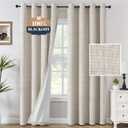 H.Versailtex Curtain Panels 2 Pack Size 52Wx96L in