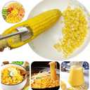 Orange Peeler and Stainless Steel Fruit Fork, 304 Stainless Steel Fruit Peeler for Oranges, Grapefruits, Lemons, Citrus, Fruit Peelers for kitchen with Ergonomic Safe Handle & Good Sturdy(2 PCS)') (Gold)