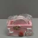 Valentines Coasters for Valentines Day Gifts, Pink Hearts Coasters Set of 6, Girlys Cute Coaster for Drink, Love Wood Coaster with Holder for Coffee, Valentines Day Table Decorations