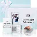 40 Date Ideas for Couples, Unique Scratch Off Date Night Games with Adventure Keepsake Album Book,Romantic Couple Gifts for Him Boyfriend Anniversaries, Newlywed Wedding Gifts for Bride Wife Husband