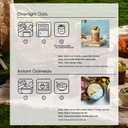 SUNGIVEN High Protein Overnight Oats with Container - 7 Flavors Low Sugar High Fiber Instant Oatmeal Health Breakfast Snacks for Gym Office School Trip Kids with Superfoods, 14-Packs, 37 oz (EXP 06/18/26)