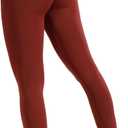 Sunzel Scrunch Butt Lifting Leggings for Women High Waisted Seamless Workout Leggings Gym Yoga Pants (Red, M)