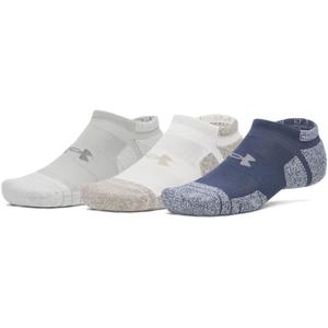 Under Armour Unisex Adult Performance Tech Pro No Show Socks (3-Pack) (L)