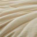 WRENSONGE King Size Comforter Sets, 7 Pieces Beige Soft Bed in a Bag King with Fitted Sheet, Flat Sheet, 2 Pillow Shams, and 2 Pillowcases- Warm Bedding Set for All Season