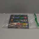 Acrylic Paint Set Canvas Art Paints 24 Colors Perfect Paint Finish (0.41oz, 12 ml) With 3 Brushes - Painting Canvas, Paper, Wood, Rock, MDF, Ceramic & Fabric