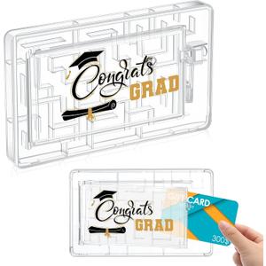 Gift Card Holder Box Maze, Money Cash Maze Box, Without Gift Card, Reusable Stuffers Holder for Adults Presents (Happy Birthday)