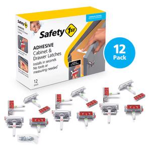 SAFETY Adhesive Lock & Latch 12pk Ecom