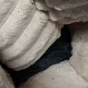 BALANCE Cat Bed Kitten Bed, Washable Round Cat Beds for Indoor Cats,Super Soft Plush Faux Fur Pet Bed for Puppy and Kitten with Anti-Slip Bottom (Acorn Pink)