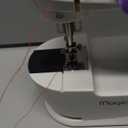 Magicfly Mini Sewing Machine with Extension Table, Dual Speed Portable Sewing Machine for Beginners with Light, Sewing Kit for Household Use, White