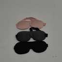 LKY DIGITAL Sleep Mask for Side Sleeper 3 Pack, Blackout 3D Eye Mask for Sleeping, Night Blindfold for Men Women (Gray & Black & Pink)