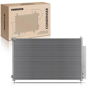 A-Premium Air Conditioning A/C Condenser Compatible with Honda Pilot 2009-2015 3.5L, Sport Utility, Replace# 80110SZAA01
