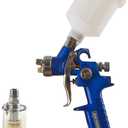 AB Tools Mini HVLP Gravity Feed Spray Gun 1.0mm Nozzle & 1/4" BSP in Line Moisture Trap