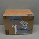 BIOLINEN 100% Cotton Terry Shawl Collar Bathrobe with Slippers (One Size, White)