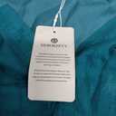 MEROKEETY Blue Green Dress M