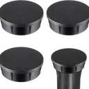 3 Pack Sprinkler Head Cap Compatible with HUNTER Pro Spray Sprinklers, Spray Shut Off Cap with Fluoroelastomer Seals Compatible with Hunter Pro, Black Spray Head Cap & O Ring