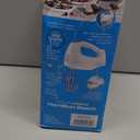 Hamilton Beach 6-Speed Electric Hand Mixer with Whisk, Traditional Beaters, Snap-On Storage Case, 250 Watts, White