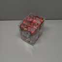 2 x 36 Pcs Valentine Heart Shaped Ornaments, Rose Gold Silver Pink Red Heart Ornaments for Mother's Day Christmas Wedding Anniversary Valentines Day Hanging Decorations