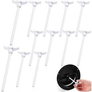 12 Pcs Round Ceiling Diffuser Plastic Key Handle, Vent Key for Steel Butterfly Damper, Adjust Air Flow Replacement for Round Vent Cover 6" 8" 10" and 12", Key Only, Damper Not Included
