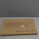 Wireless Keyboard and Mouse Combo, Full-Sized 2.4GHz Wireless Keyboard with Comfortable Palm Rest and Optical Wireless Mouse for Windows, Mac OS PC/Desktops/Computer/Laptops (Black)