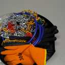 COCO BIRD Snow Chains, Wear-Resistant High Carbon Steel Anti Slip Tire Chain for Passenger Cars, Pickups, and SUVs, Set of 2 (KN140)