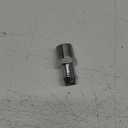 Heater Hose Fitting, Pump Inlet Adapter, 1/2in NPT 5/8in Barb Chrome Metal Fitting Intake Manifold Heater Hose