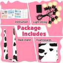 Marquee Numbers Cow 1st-Birthday Decorations: 3ft Large Light Up Numbers Holy Cow Party Decor Boy Girl First One Big Cardboard Number 1