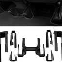 AA Ignition Seat Slide Rail Pad Cover Set of 7 Compatible with Tesla Model Y 2021, 2022 and 2023 - Front, Side and Rear Kick Pad Corner Seat Wrap Protector Kit
