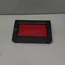 KWANWA Alarm Clock, 8" Large Screen Display, Digital Clock, Battery Operated, Auto Dimmer Mode, Wall Clock & Desk Clock for Bedroom, Office, Living Room, Elderly (Black Case-Red Led Digit)