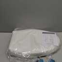 Universal Elongated Toilet Seat with Softclose Cover, One-Click to Quick Release, Compatible with TOTO/Gerber/Kohler Oval Toilet Seats, 2-Pack Toilet Bolts and Nuts, Non-Slip Toilet Bumpers, White