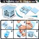 TaoBary 30 Pcs Graduation Cap Candy Box 2026 Graduation Decorations Party Favors Gifts Grad Cap Box with Tassel for Candy Chocolate Biscuit Supplies(Light Blue)