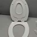 Mayfair NextStep2 Toilet Seat with Built-In Potty Training Seat, Slow-Close, Removable that will Never Loosen, Elongated, White