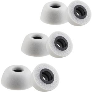 Replacement Foam Eartips for Technics EAH-AZ100 Wireless Earbuds, Ultimate Comfort, 3 Pairs (S/M/L, Gray)