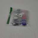 selizo 12 Packs Retractable ID Badge Card Holder Carabiner Badge Reel with Belt Clip and Key Ring, Assorted Colors (Multi-colored)