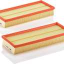 Mann Filter C 3698/3-2 Engine Air Filter Replacement Set Compatible With Various Mercedes-Benz Vehicles (1999-2015)