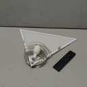 Corner Light with Switch, Ceiling Corner Lights for Living Room, Plug in Ceiling Light for Dark Area, Lamp for Bedroom, Kids Room, Triangle Shape