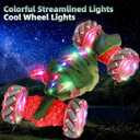 Dinosaur Remote Control Car, 2.4Ghz 4WD RC Cars with Dinosaur Sounds & Light Music, Gravity Gesture Sensing Remote Control Monster Truck Kids Toys, RC Stunt Twist Car Toys for Ages 4 5 6 7 8-13yr