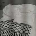 Women Ramadan Muslim Abaya Long Sleeve Embroidered Open Front Cardigan Kimono Turkey Dubai Kaftan (Medium, White)