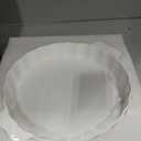 Samsle Ceramic Pie Pan For Baking,13Inch Round Baking Dish With Double Handle,Pie Plate With Ruffled EdgeMicrowave, Dishwasher, and Oven Safe