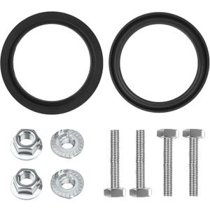 T1001-9VP RV Waste Valve Seal Kit 1-1/2 Inch Replacement Valterra Lasalle Bristol Grentec 1.5" Waste Valve Seals- Flexible Rubber RV Sewer Valve Seal Kit