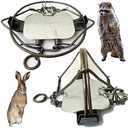 2 Pack Set Kit Cage for Small Animals in Gardens, Farms,and Orchard,Versatile Animal Set for Outdoor Use (7) 2 Boxes